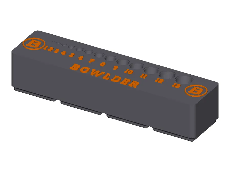 Drill Bit Index 4x1 – design render