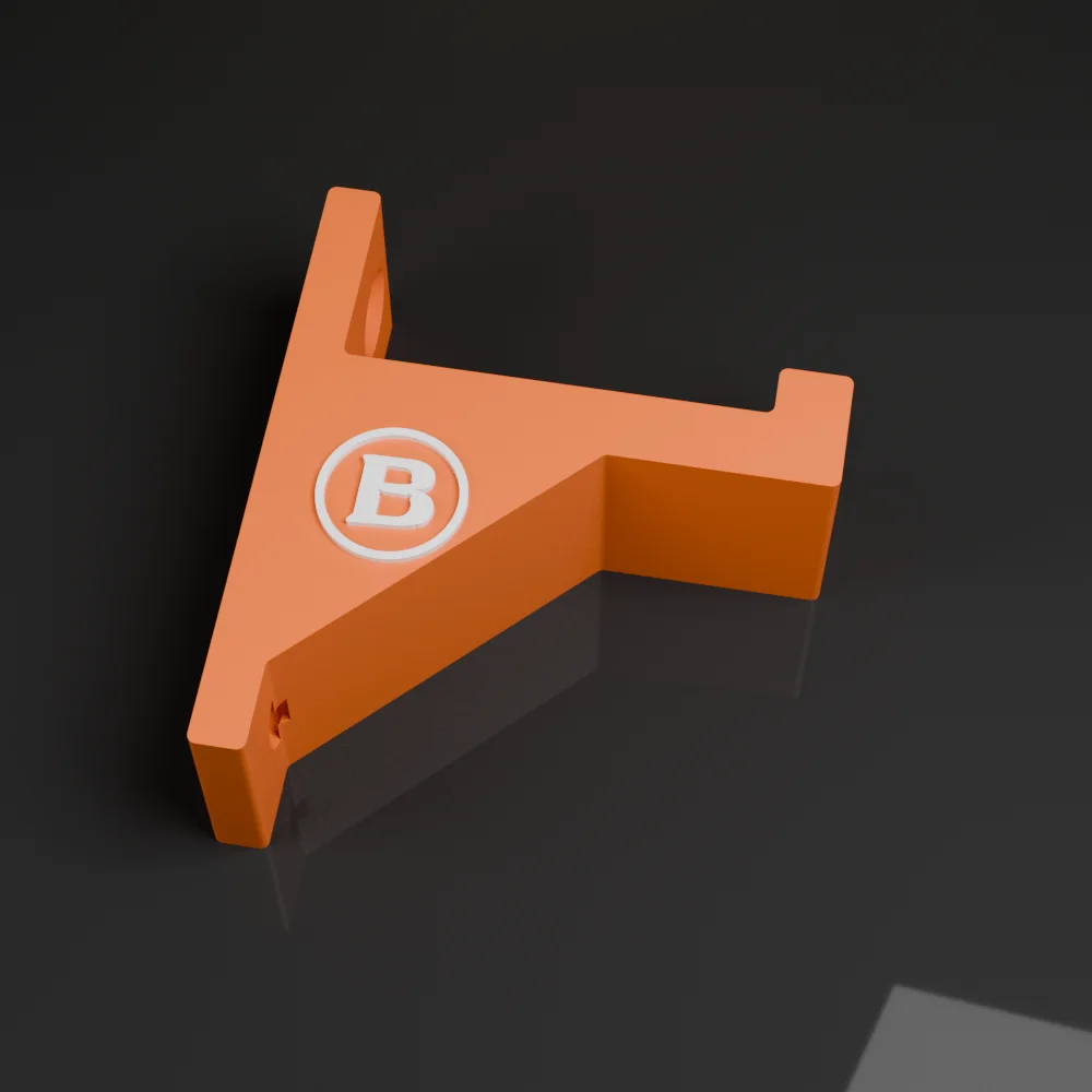 Spirit level hooks (pair) – design render